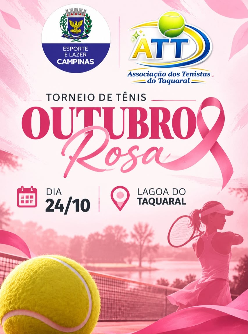Torneio Feminino de Tênis “Match Point contra o Câncer de Mama”