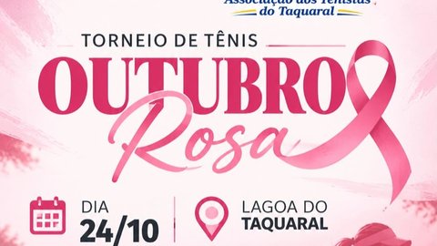Torneio Feminino de Tênis “Match Point contra o Câncer de Mama”