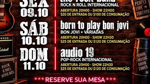 Show Bon Jovi + Várias