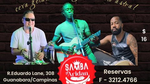 Sabadú Samba com Samba do Aridan e Aniversário do Carlinhos Percussão