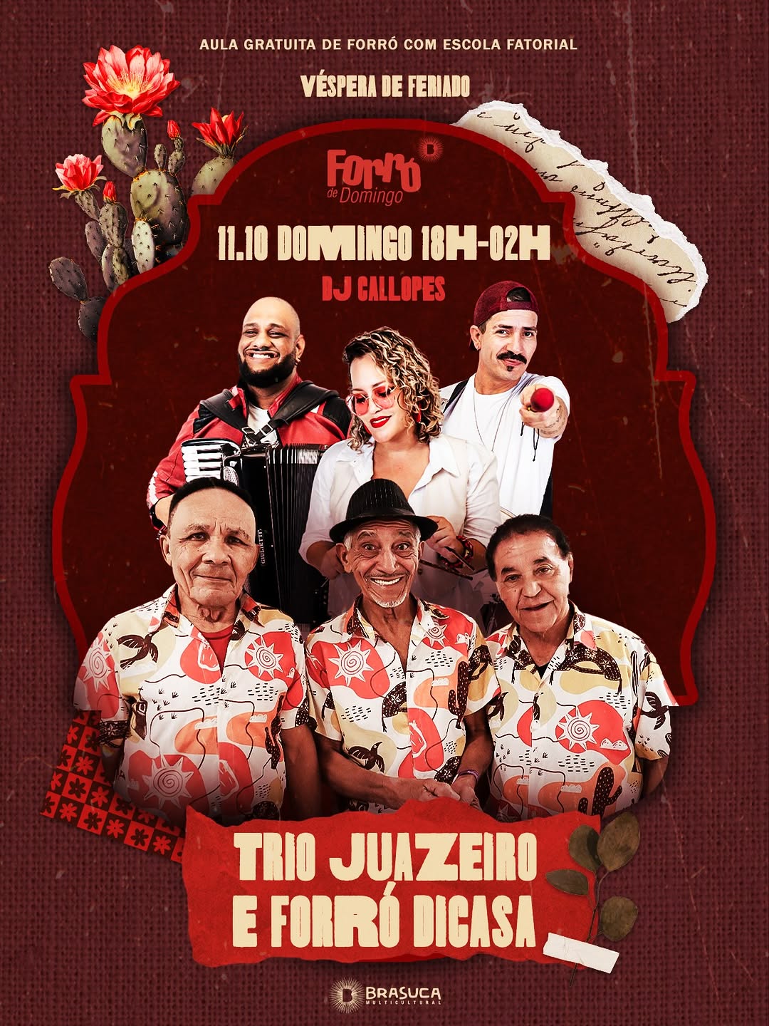 Forró de Domingo - Véspera de Feriado com Trio Juazeiro e Forró DiCasa