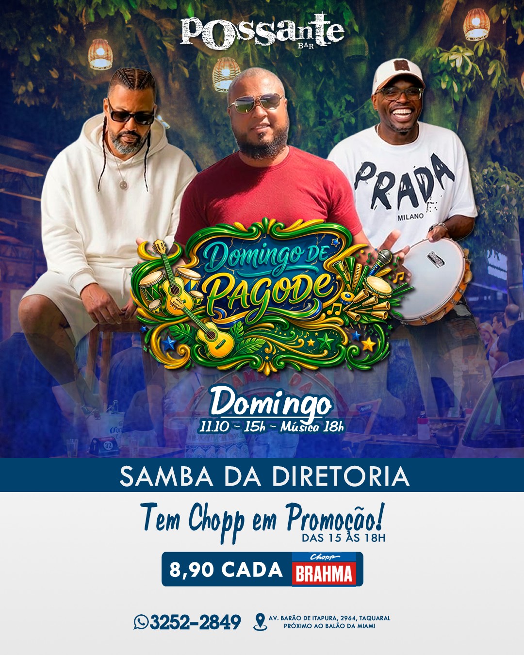Domingo de Pagode com Samba da Diretoria