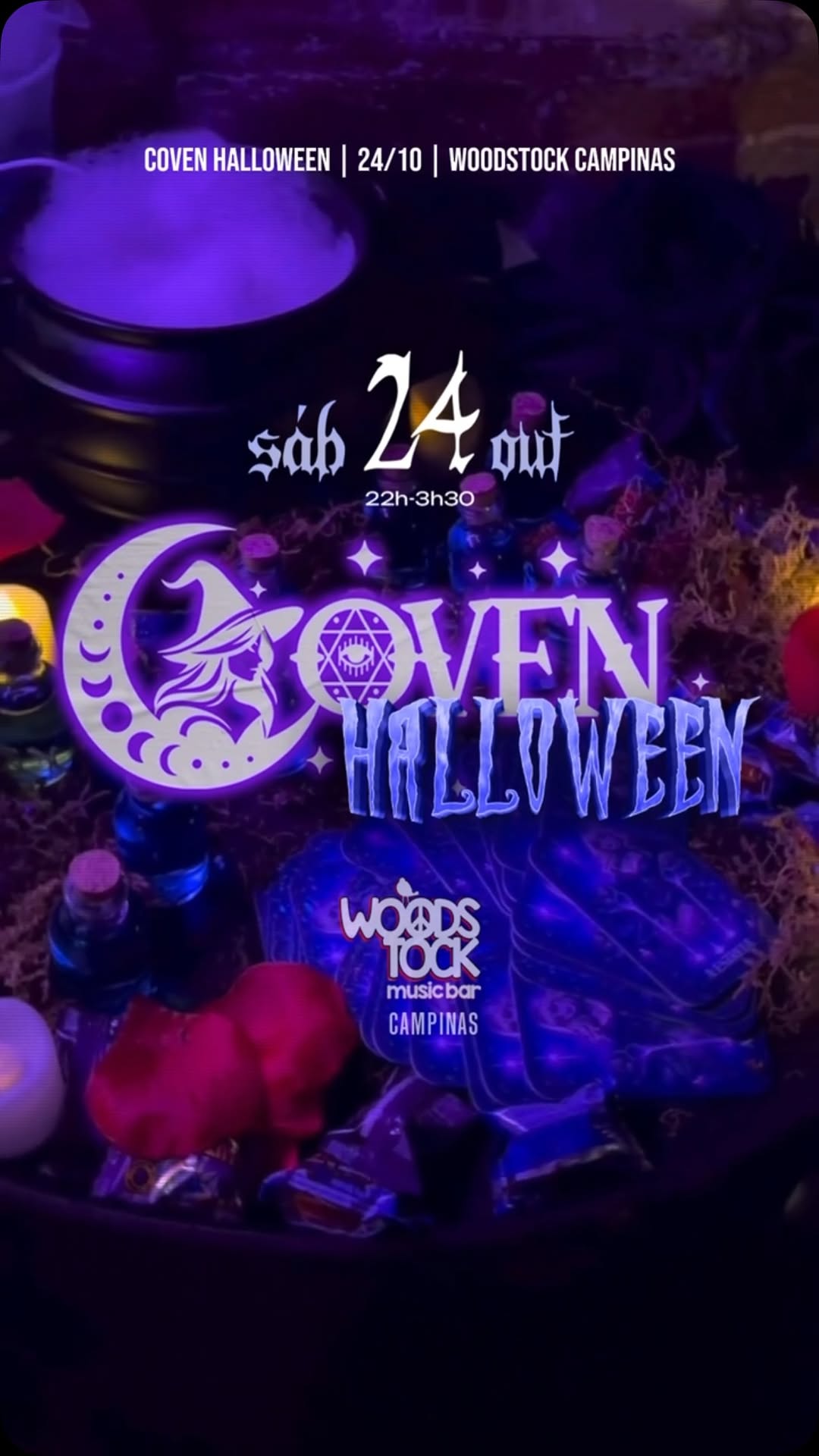 Coven Halloween no Woodstock Music Bar
