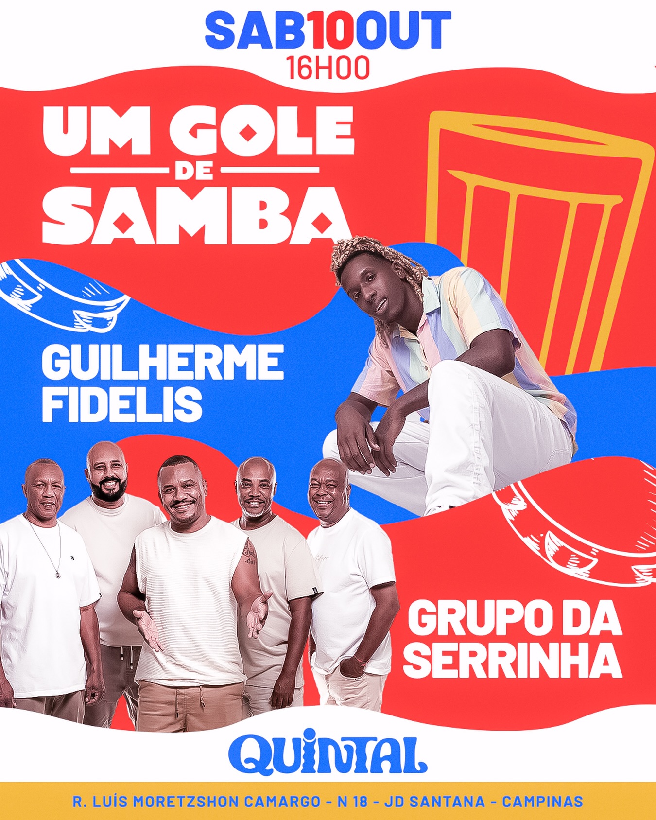 Um Gole de Samba com Grupo da Serrinha + Guilherme Fidelis