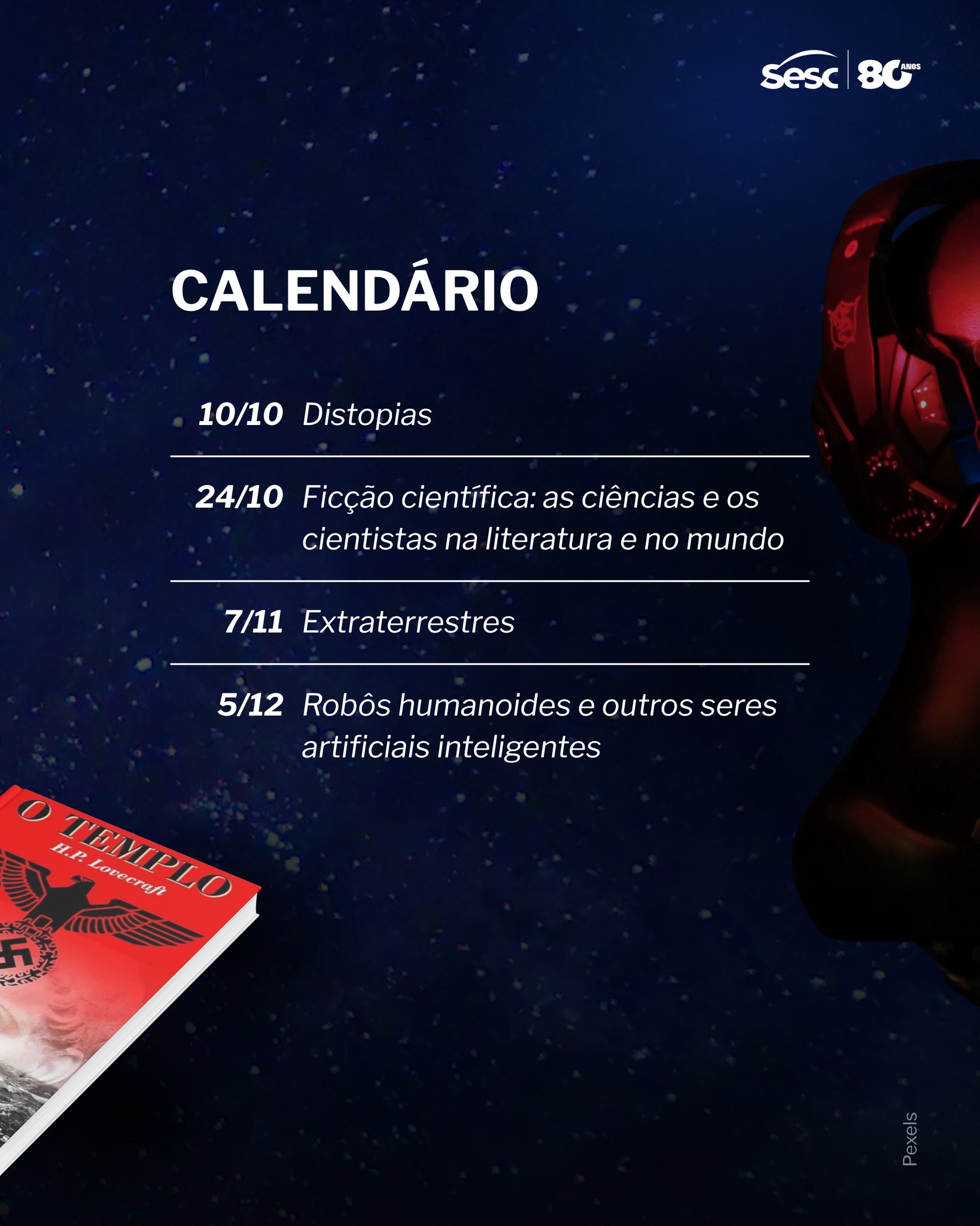 Clube da Leitura – Ficção Científica: A Literatura sem fronteiras