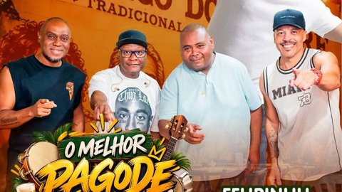 Pagode de Sábado com Mesa de Bar e Felipinhu