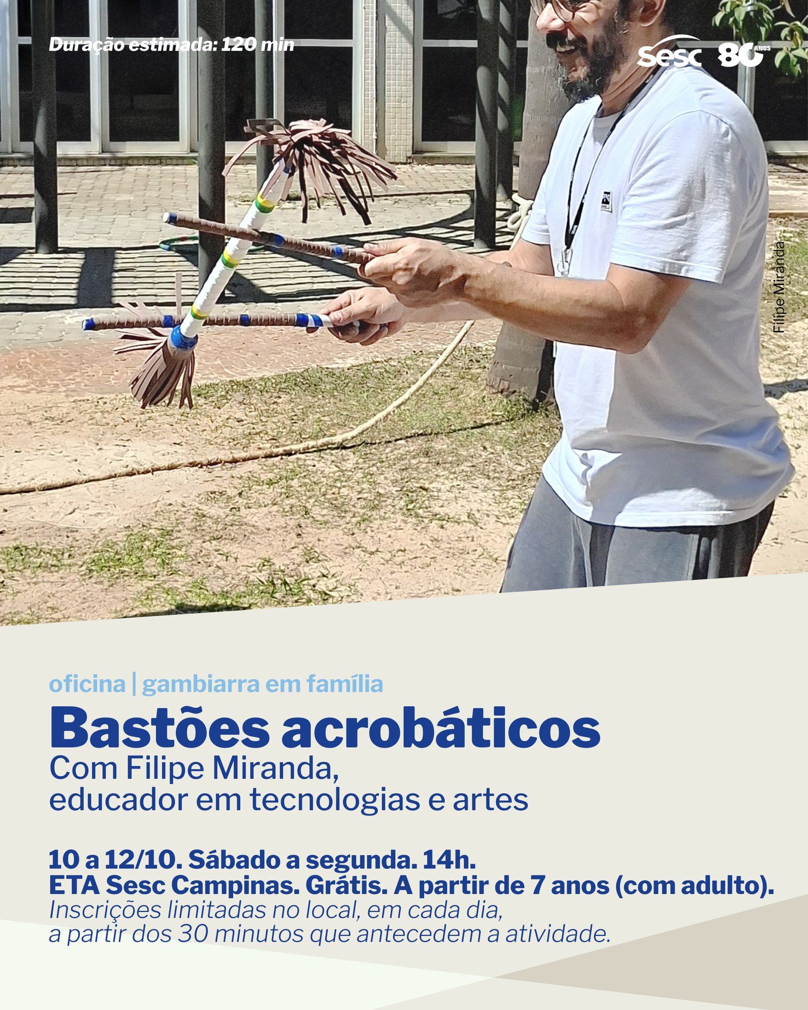 Bastões Acrobáticos: Gambiarra em Família