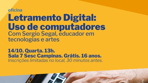 Oficina Letramento Digital: Uso de computadores