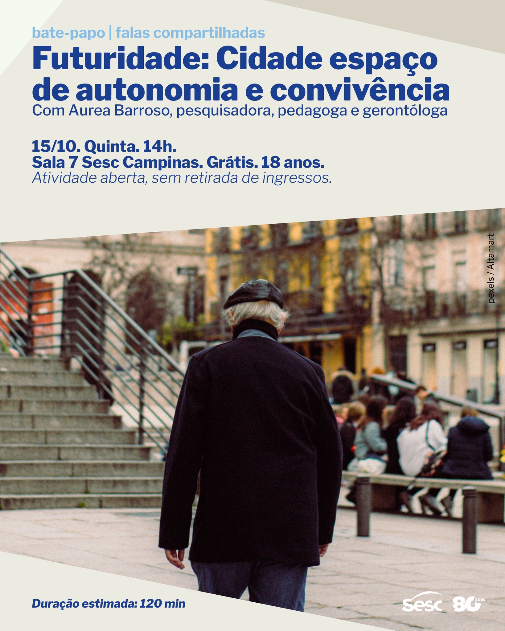 Bate-papo Futuridadade: Cidade espaço de autonomia e convivência