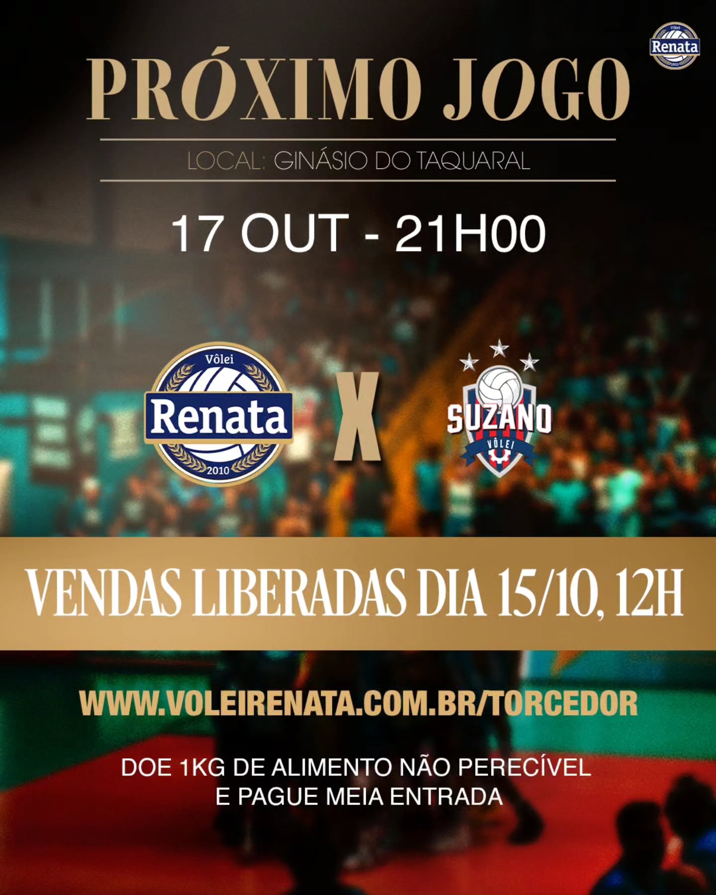 Próximo Jogo Vôlei Renata vs Suzano