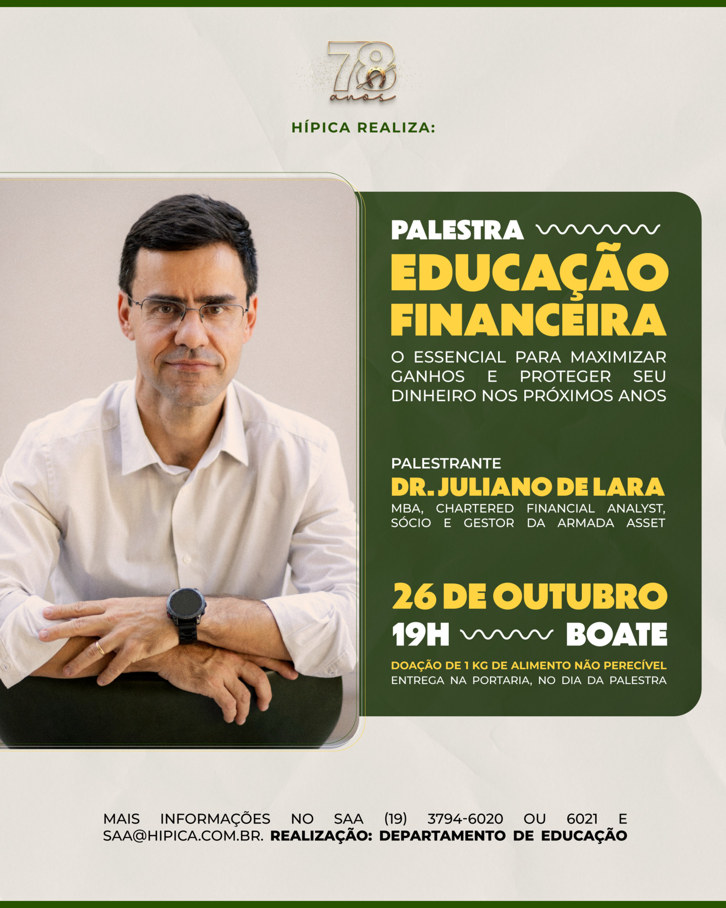 Palestra Educação Financeira