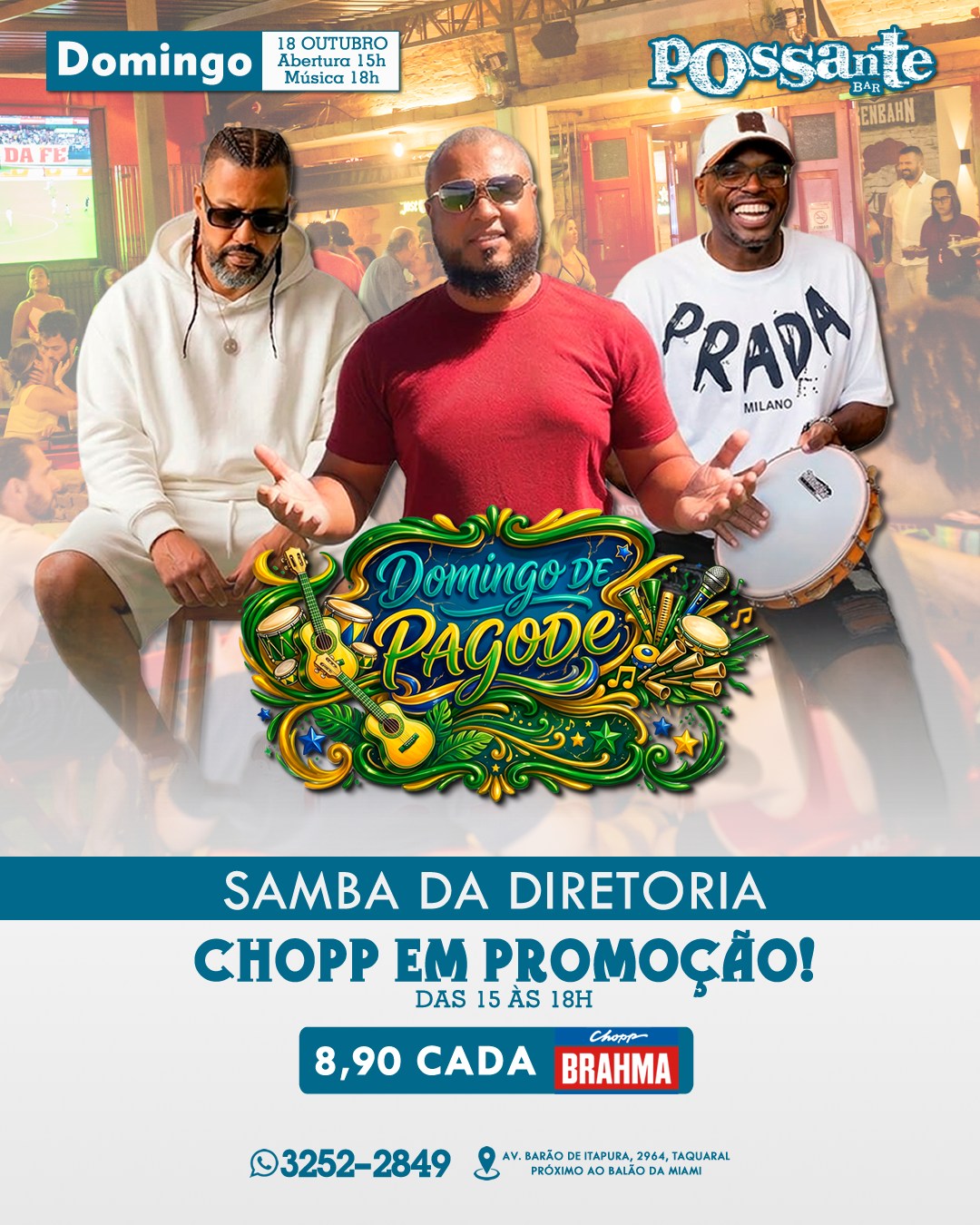 Domingo de Pagode com Samba da Diretoria