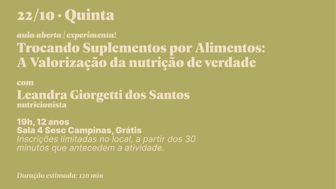 Trocando Suplementos por Alimentos: A Valorização da nutrição de verdade com Leandra Giorgetti dos Santos
