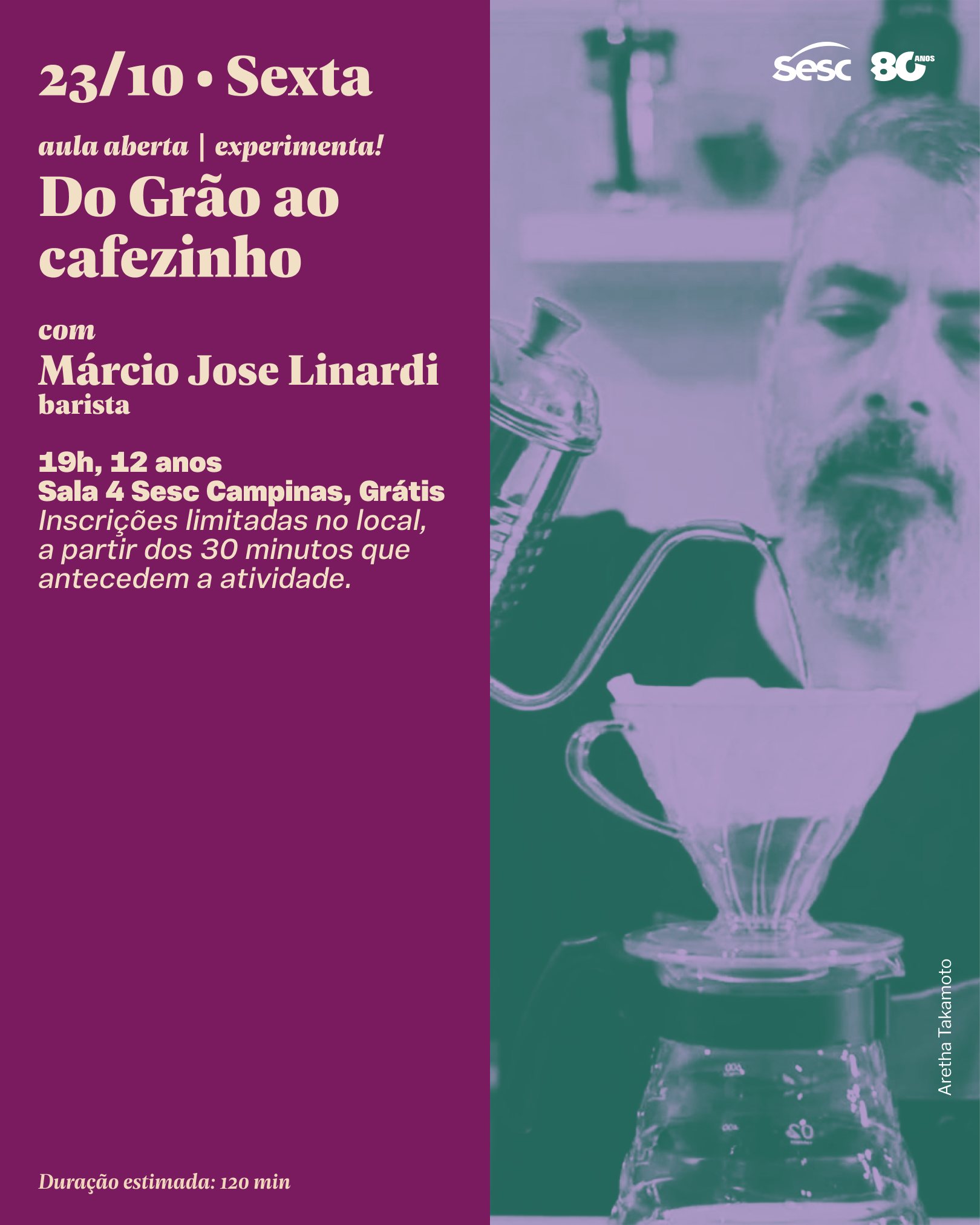 Do Grão ao cafezinho com Márcio Jose Linardi