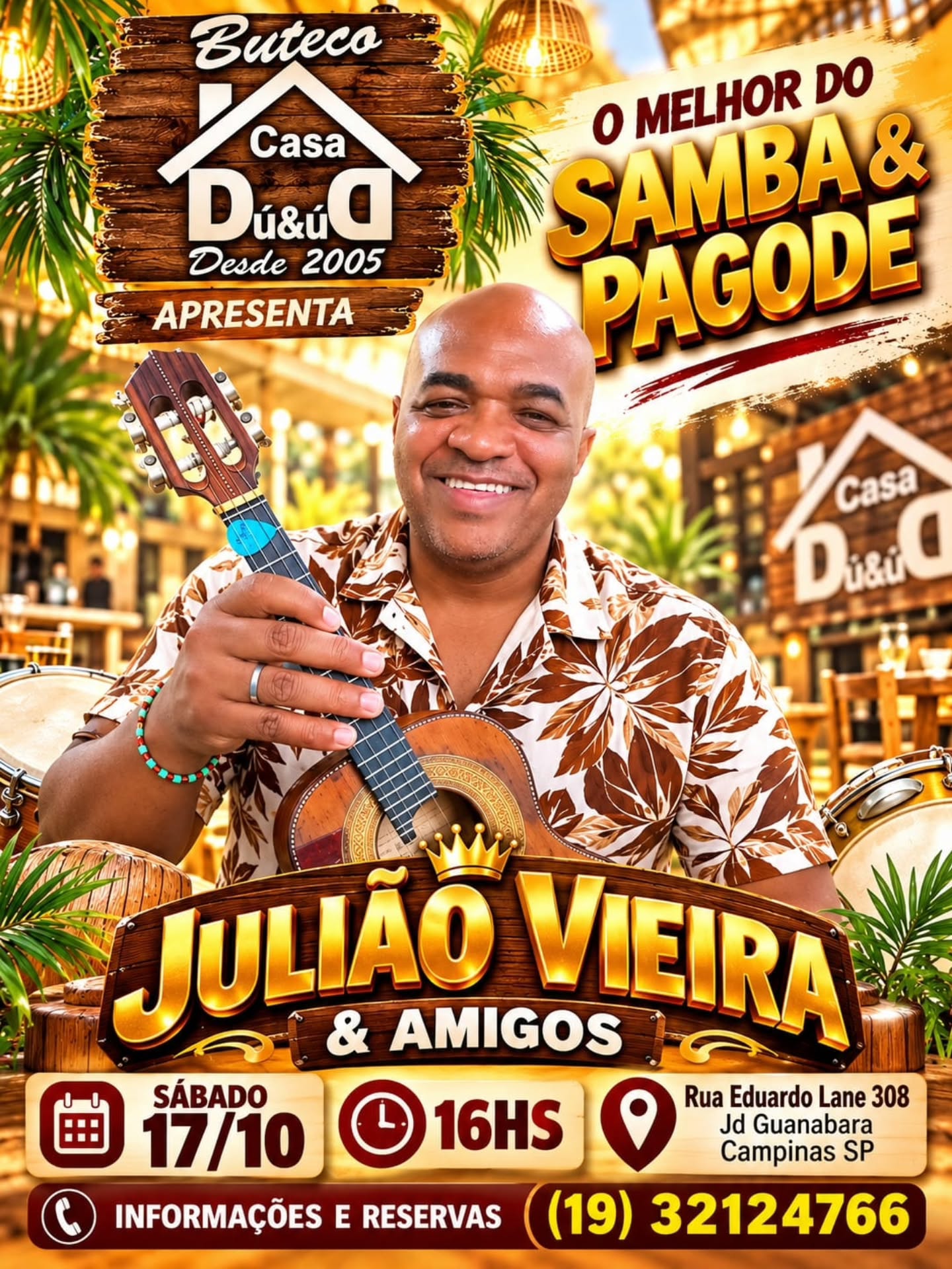 Samba e Pagode com Julião Vieira e Amigos
