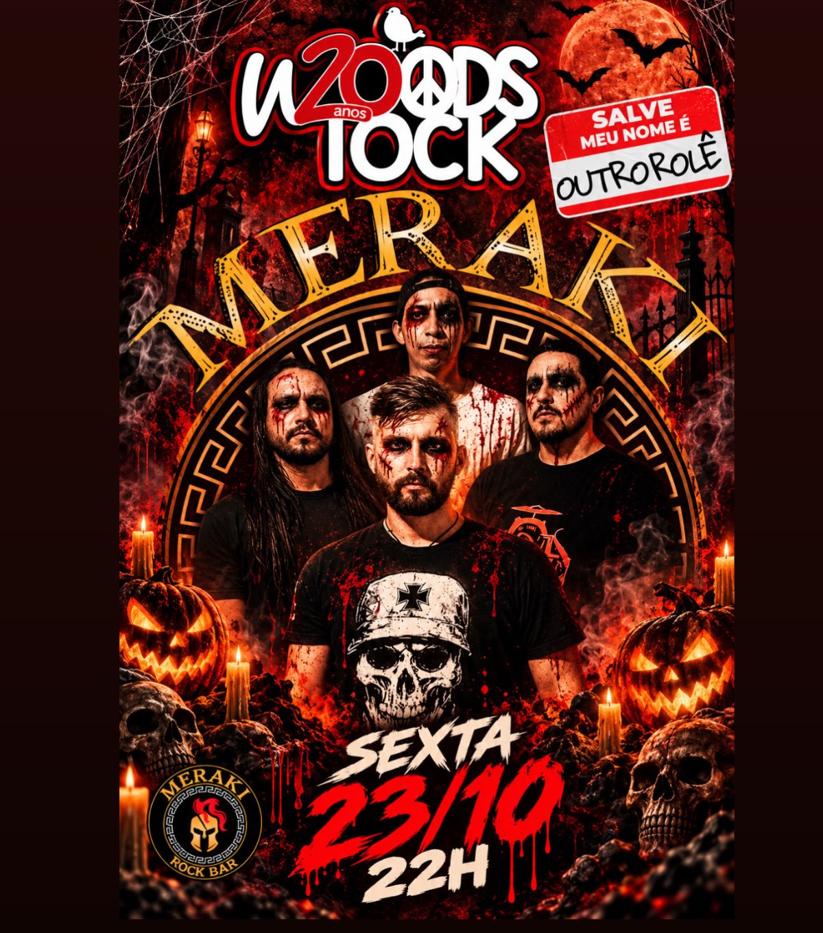 Halloween no Woodstock com Meraki