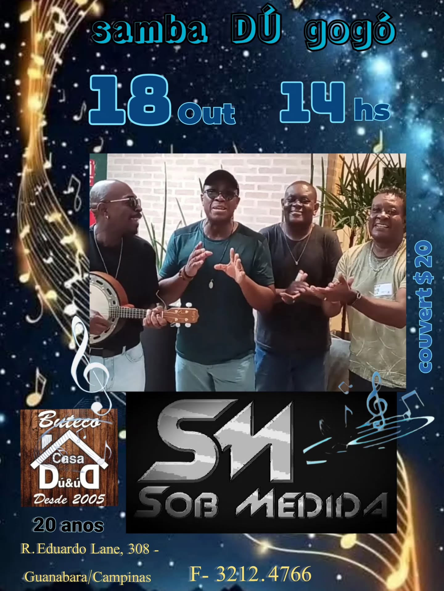 Samba DÚ Gogó com Grupo Sob Medida