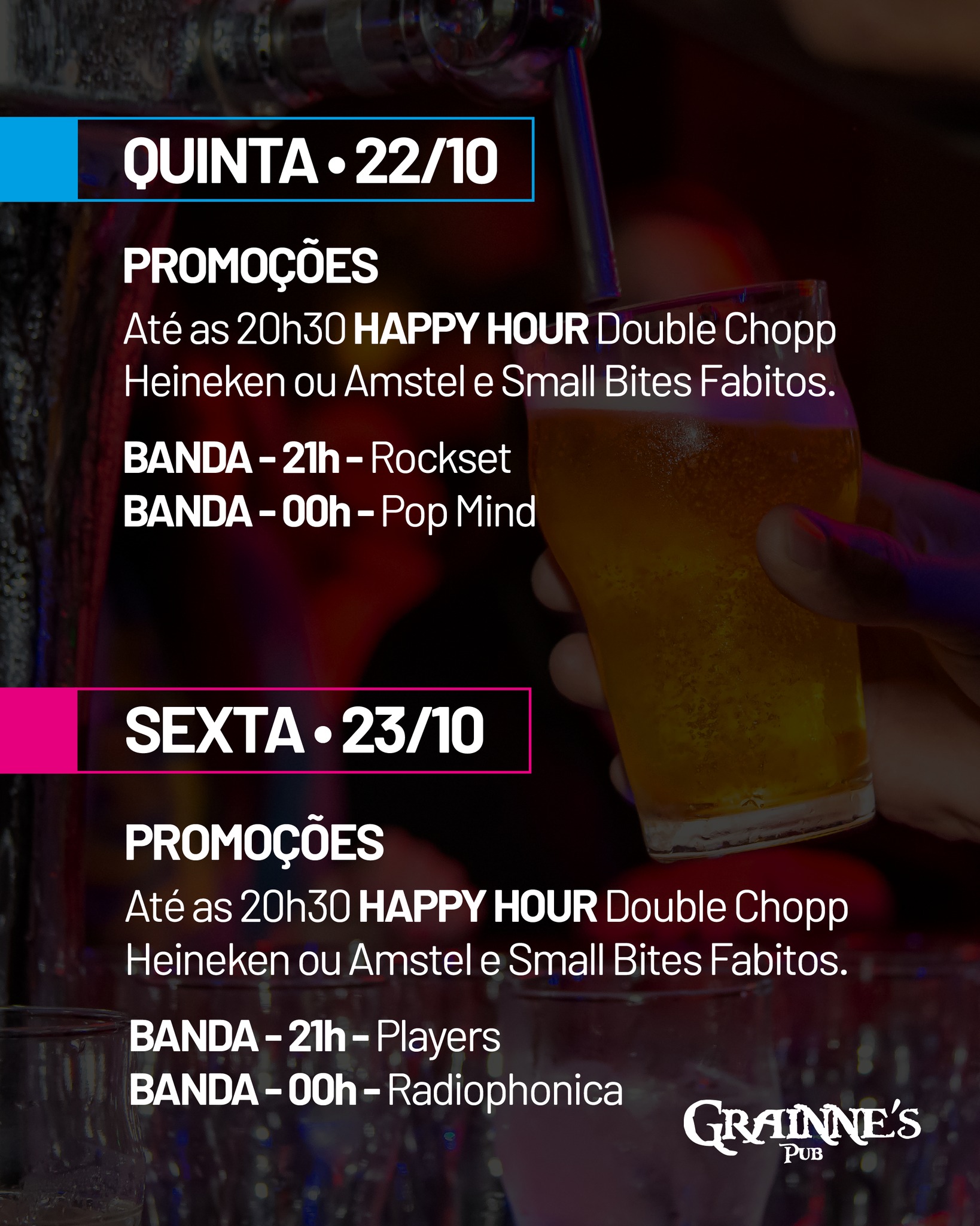 Shows de Rock e Pop