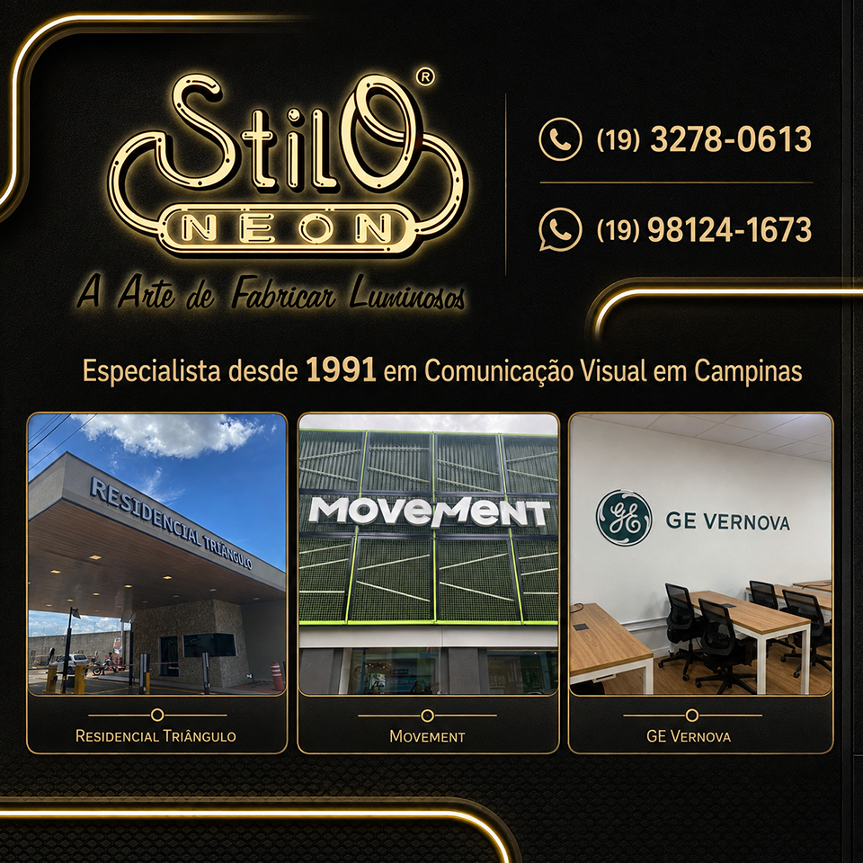 Stilo Neon - Fachadas e Comunica��o Visual em Campinas