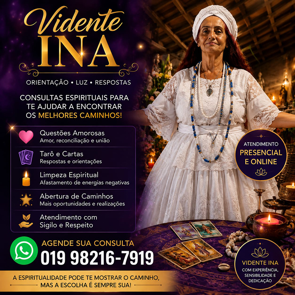 Vidente In� - Atendimentos em Campinas e Regi�o