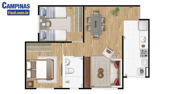 Apartamento em , Sumaré - Villa Matão 2 - Foto 2