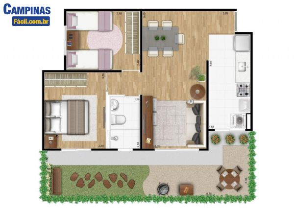 Apartamento em , Sumaré - Villa Matão 2 - Foto 4