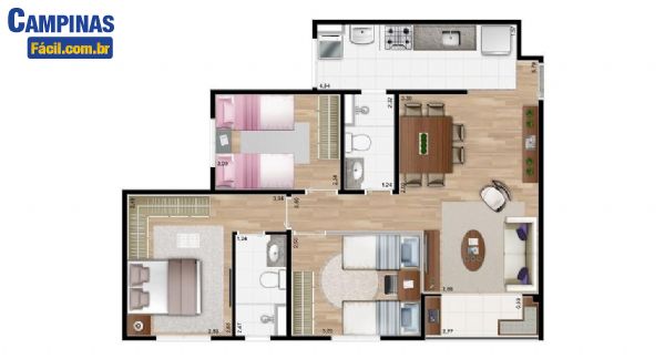 Apartamento em Jardim Chapadão
, Campinas - Foto 4