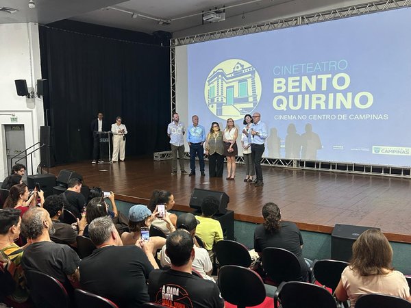 Campinas inaugura cinema gratuito no Centro com o Cineteatro Bento Quirino